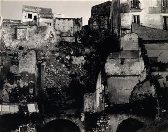 STRAND, PAUL (1890-1976) Bombed Area, Gaeta, Italy.